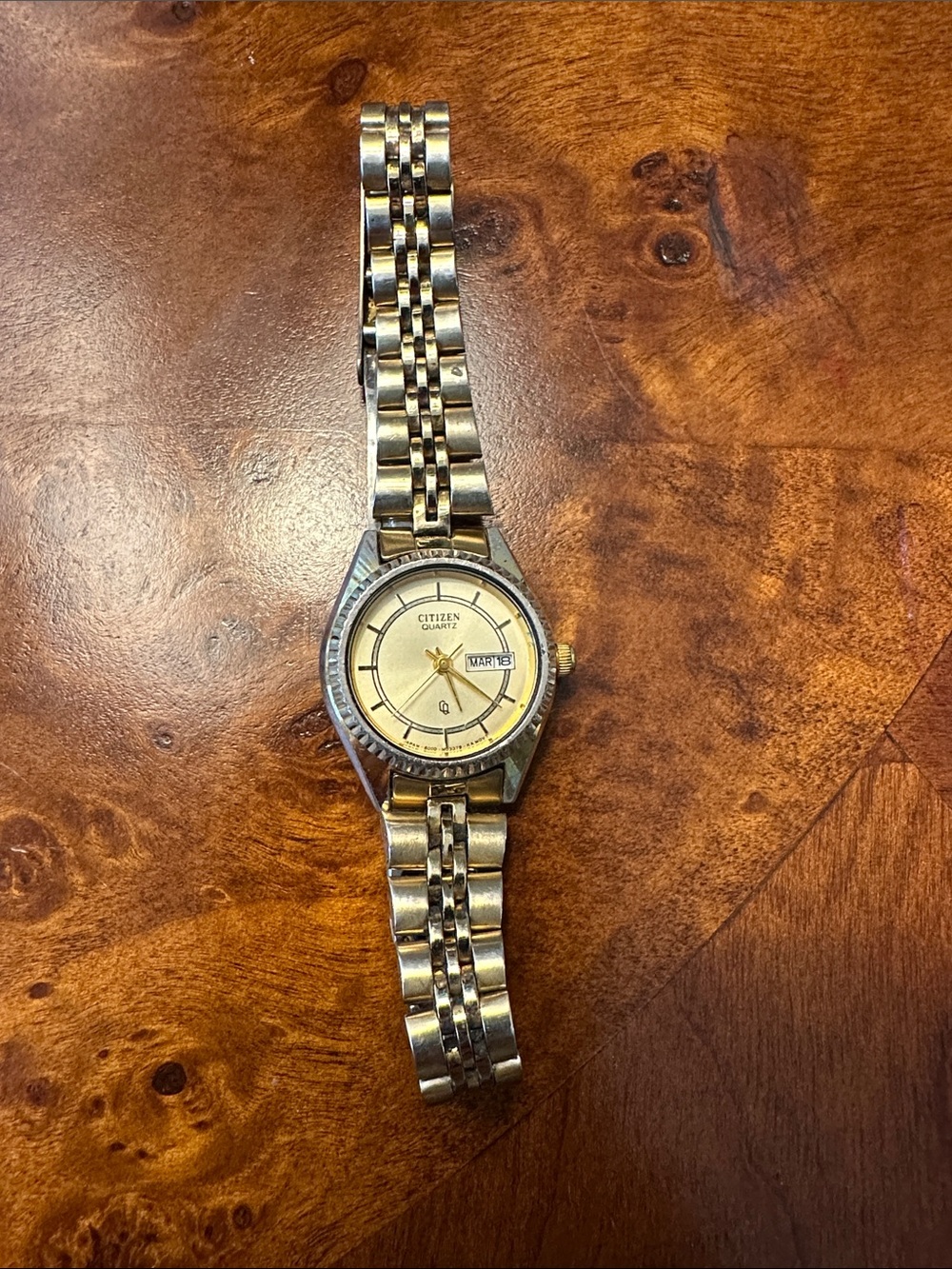 Citizen Two-Tone Gold and Silver Bracelet Watch